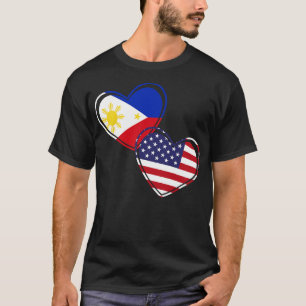 Camiseta Pinoy Americian Friendship USA Filipinas