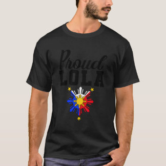 Camiseta Pinoy Filipina Philippine Orgullosa Lola - Black L