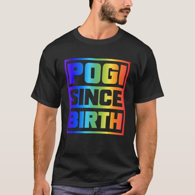 Camiseta Pinoy Pogi desde su nacimiento Hombres guapos fili (Anverso)