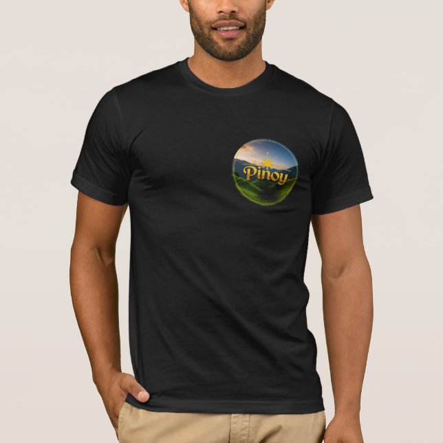 Camiseta Pinoy Pride: Land of Gold and Green (Anverso)