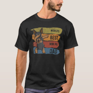 Camiseta Pinscher Dad Dab, Miniatura De Dabbing, Para Niños