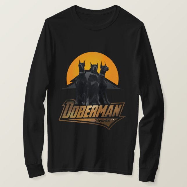 Camiseta Pinscher Doberman (Anverso del diseño)