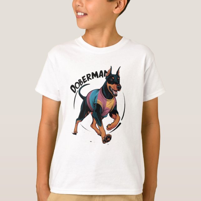 Camiseta Pinscher Doberman (Anverso)