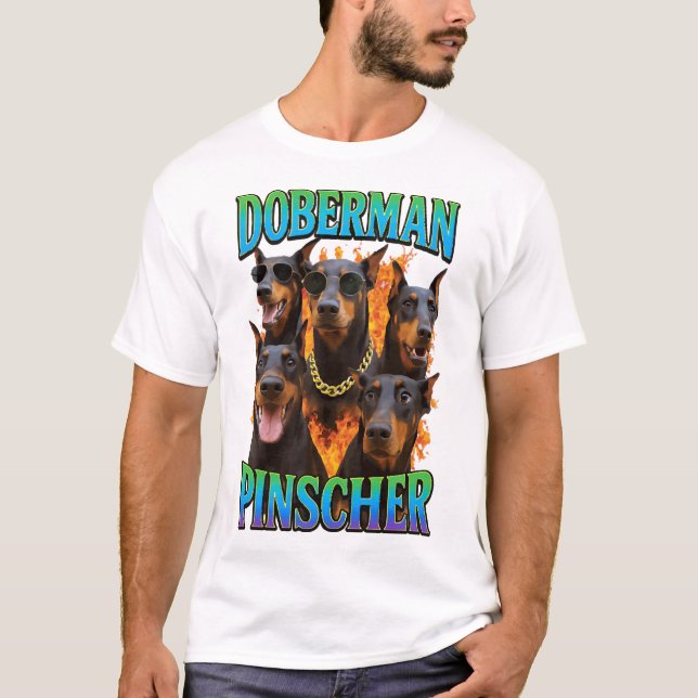 Camiseta Pinscher Doberman  (Anverso)