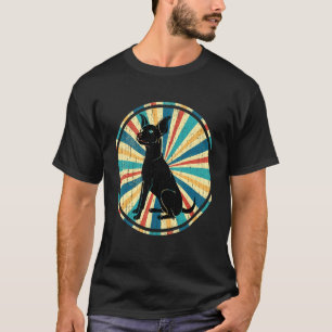 Camiseta Pinscher Miniatura Retro