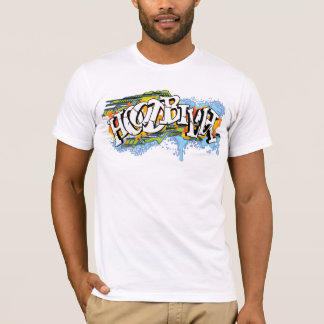 Camiseta Pintada #2 del chapoteo de Hoodbilly Techno