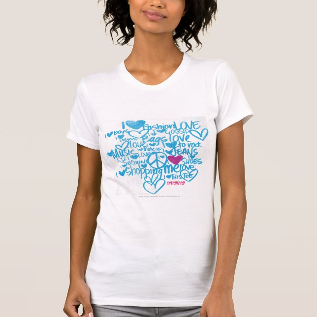 Camiseta Pintada Aguamarina-Púrpura (Anverso)