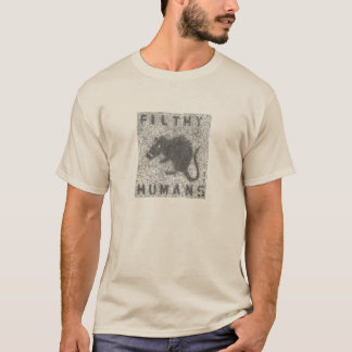 Camiseta Pintada asquerosa de los seres humanos