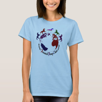 Camiseta pintada cabida muñeca de la charla del