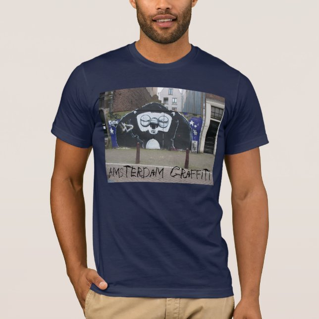 Camiseta Pintada de Amsterdam (Anverso)