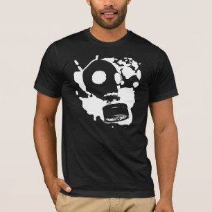 Camiseta Pintada de la careta antigás