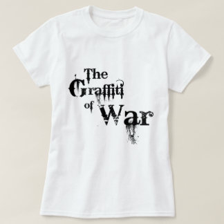 Camiseta Pintada de la ropa del logotipo de la guerra