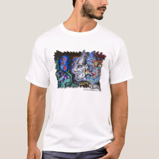 Camiseta Pintada de NYC "yo, AUTORIZACIÓN de m "