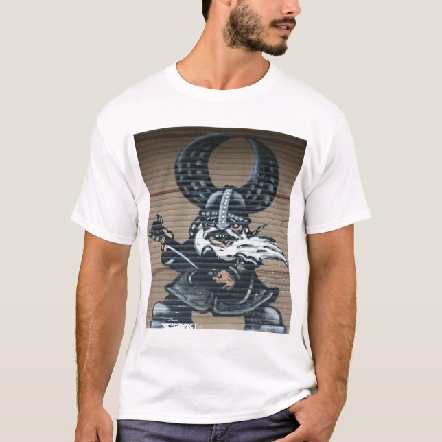 Camiseta Pintada del guitarrista de Viking, Berlín, (Anverso)
