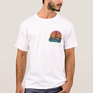 Camiseta pintada del icono de San Francisco Golden