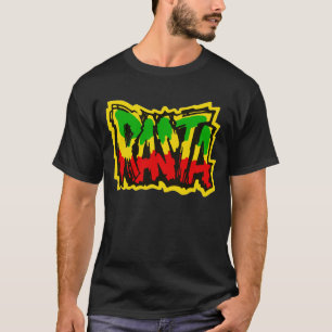 Camiseta Pintada del reggae de Rasta