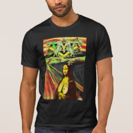 CAMISETA PINTADA ESPIRITUAL DEL DMT - REMEZCLE DE LA