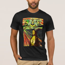 CAMISETA PINTADA ESPIRITUAL DEL DMT - REMEZCLE DE LA
