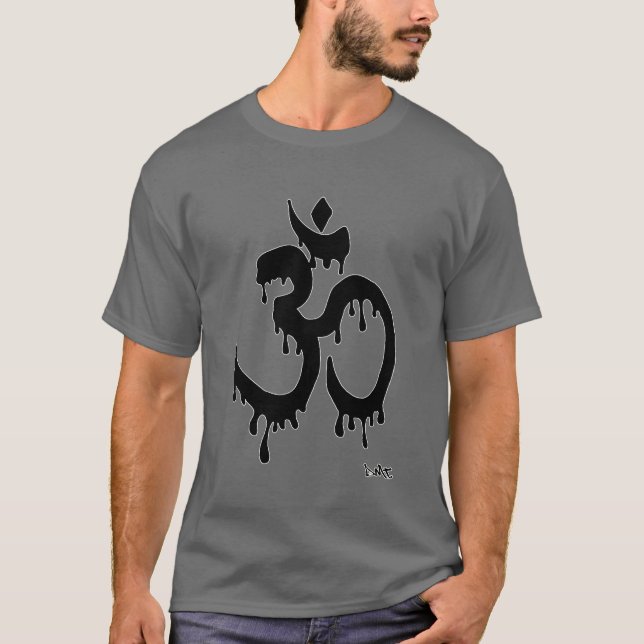 CAMISETA PINTADA ESPIRITUAL DEL DMT - RONQUIDO OM DE AUM (Anverso)