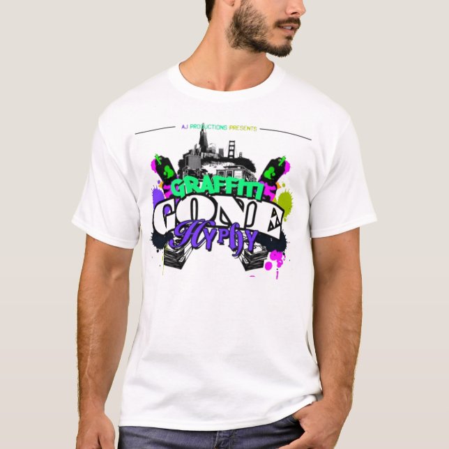 Camiseta pintada ida hyphy (Anverso)