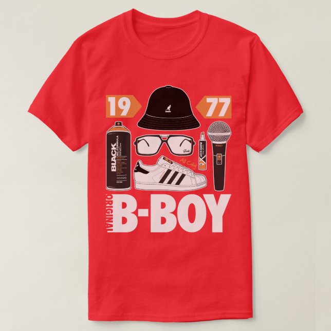 Camiseta Pintada original de la bujía métrica DJ Hip Hop (Diseño del anverso)