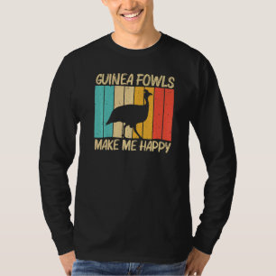 Camiseta Pintada Para Hombres Mujeres Gallina De Guinea Avi