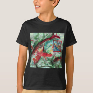 Camiseta Pintado de peces Koi Carp