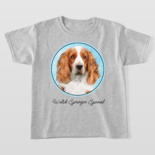 Camiseta Pintado español de Springer galesa - Arte de perro