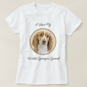 Camiseta Pintado español de Springer galesa - Arte de perro