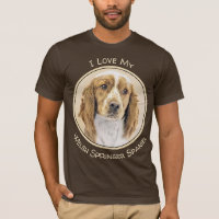 Pintado español de Springer galesa - Arte de perro