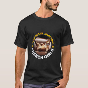 Camiseta Pintame Como Una De Tus Chicas Francesas Gato Dive