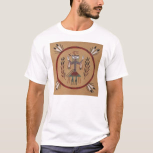Camiseta Pintando arena, tribu nativa estadounidense