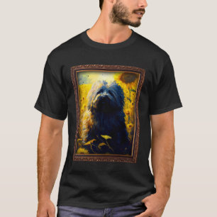 Camiseta Pintando Puli Flor de girasol Mamá Flor Floral