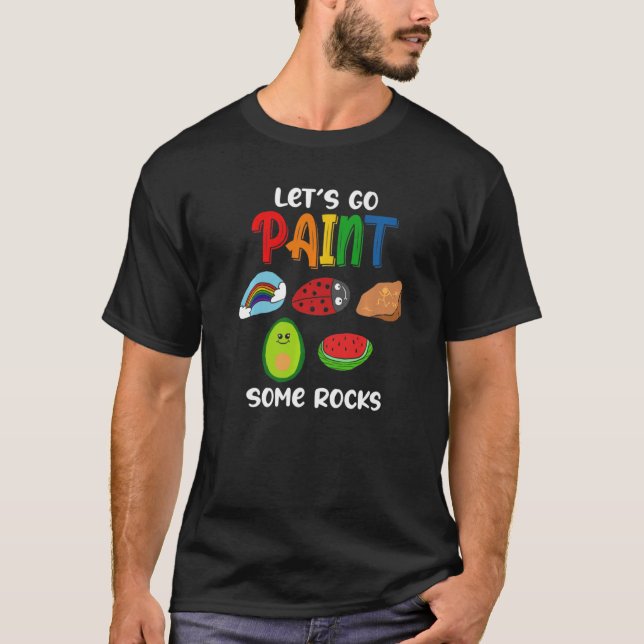 Camiseta Pintar algunas rocas (Anverso)