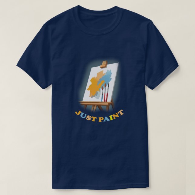 Camiseta Pintar arte (Diseño del anverso)