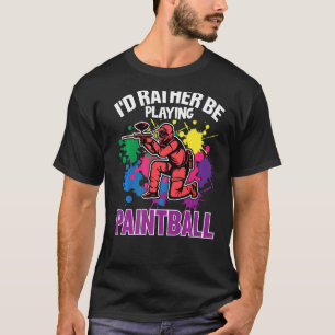 Camiseta Pintar balancines Prefiero Jugar Paintball