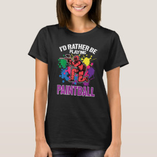 Camiseta Pintar balancines Prefiero Jugar Paintball