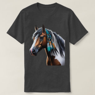 Camiseta Pintar caballo con cuentas nativas