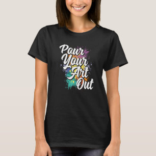 Camiseta Pintar el color de pintura del pintor de pintura