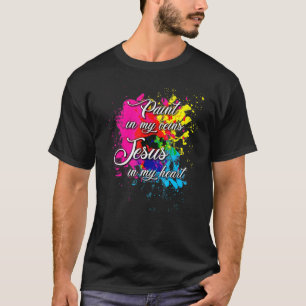 Camiseta Pintar En Mis venas Jesús En Mi Corazón