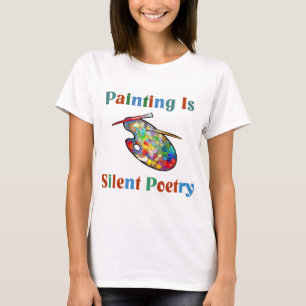 Camiseta Pintar es poesía silenciosa
