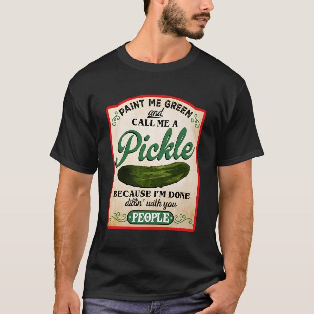 Camiseta Pintarme Verde Y Llamarme Pollito (Anverso)