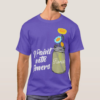 Camiseta Pinté Con Flores Flores Floristicas Gardenerers Pr