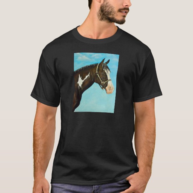 Camiseta Pinte el caballo (Anverso)