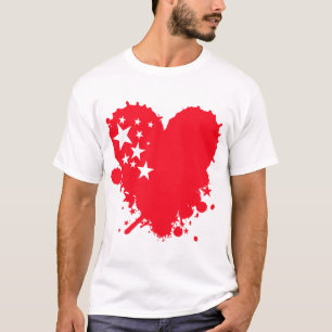 Camiseta Pinte el corazón del amor