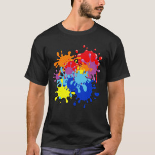 Camiseta Pinte la salpicadura