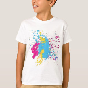 Camiseta pinte la salpicadura