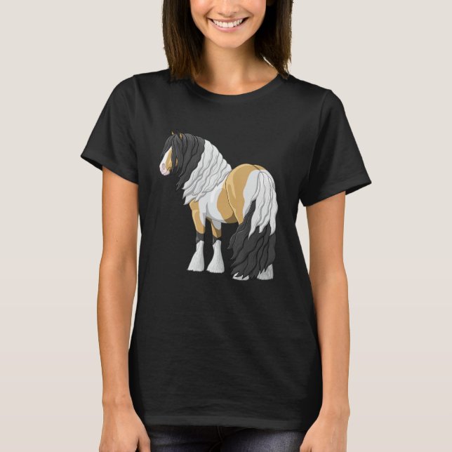 Camiseta Pinto Gypsy Vanner Tinker Cob Dr. (Anverso)