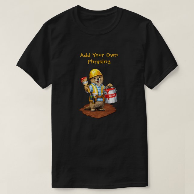 Camiseta "Pintor" (Diseño del anverso)