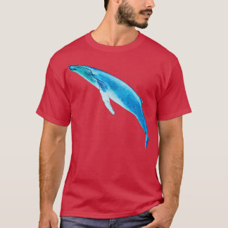 Camiseta Pintor de ballena jorobada acuarela